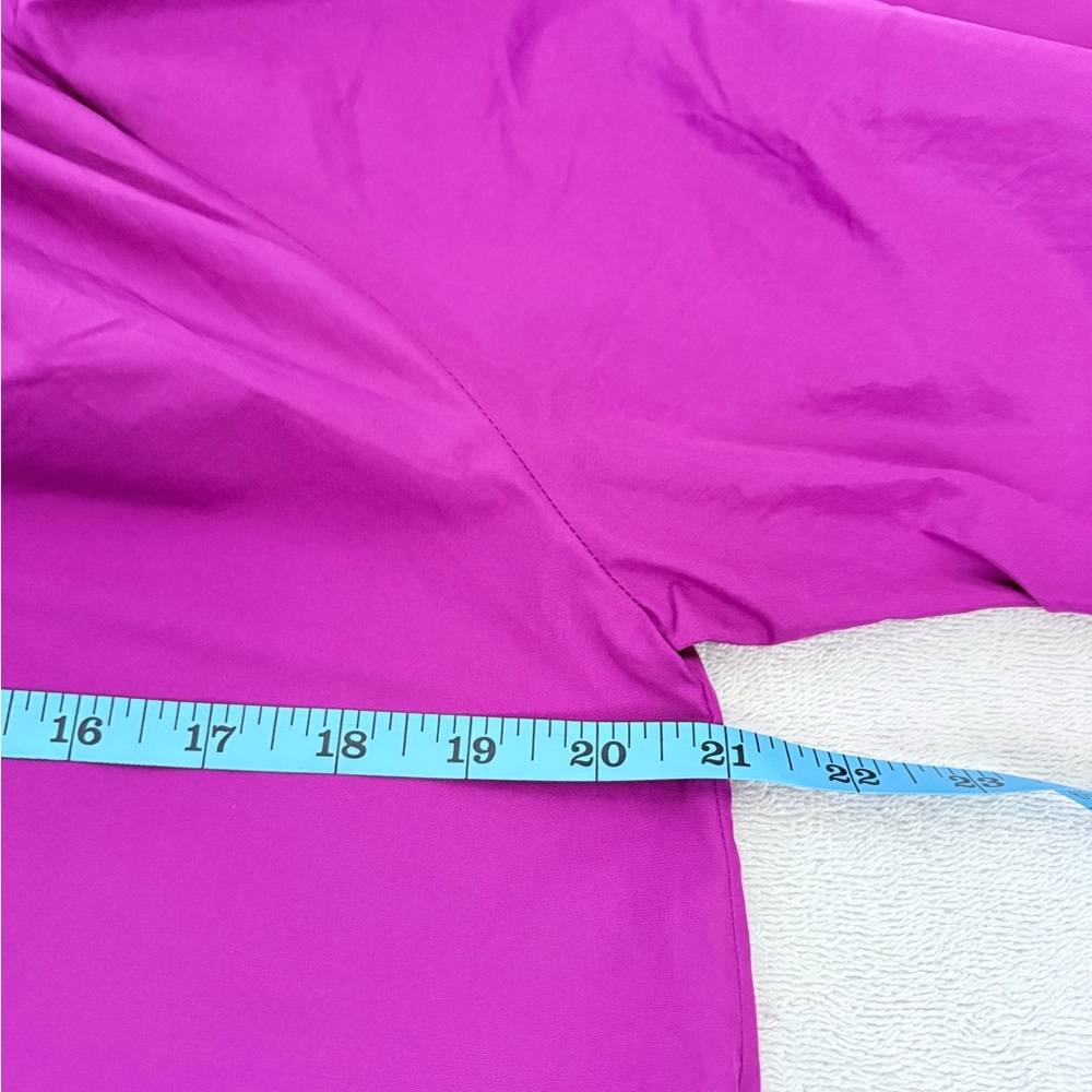 Wilfred Vibrant Hot Raspberry Dress Vacation Beachcore Casual Midi Dress Sz XS - Picture 7 of 11